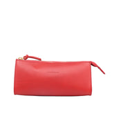 Beauty in pelle liscia rossa, prodotta da Pianigiani Bags.
